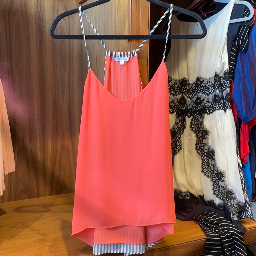 Naked Zebra (L) loose fitted multi color tank